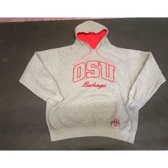 Other - Ohio State Buckeyes Gray & Red Hoodie Foot Locker Cotton Size M